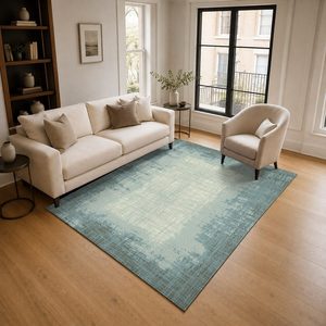 <b>RUGS</b> DEPOT LXDP-0580 Wholesale Grey <b>Silver</b> Minimalist Designer Digital Printed Machine Washable Chenille Area <b>Rug</b> Non Slip - Product Image 2