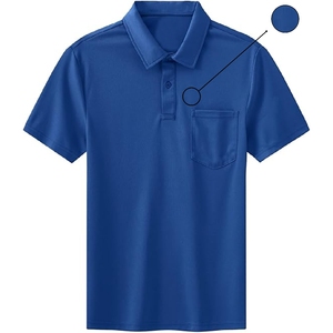 2025 nuevos hombres para camisa Polo algodón peinado ajuste clásico logotipo personalizado estampado Antiarrugas Alta Calidad en Stock - Product Image 2