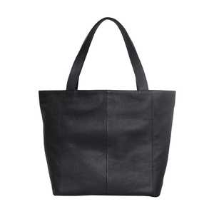 High Quality Handmade Black <b>Soft</b> Full Grain <b>Leather</b> Tote <b>Bag</b> Vintage Style Top Indian Supplier - Product Image 4