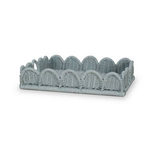 New Scalloped Serving <b>Tray</b> for Home Decoration Made in Vietnam, <b>Decorative</b> Serving <b>Tray</b> for Party or Restaurant - Product Image 1