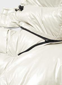 OEM Custom Front Men's Winter <b>Thin</b> Soft Shell 100% Nylon <b>Waterproof</b> Puffer <b>Jacket</b> 2025 High Visibility Yellow Zipper Fashionable - Product Image 5