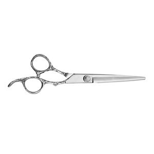 Tijeras de lujo para peluquería, venta al por mayor, tijeras de corte de pelo de peluquero de acero inoxidable alemán con estuche de cuero - Product Image 5