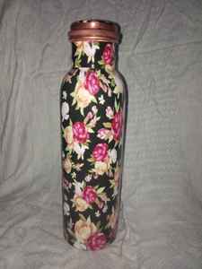 Premium New Elegant Hammered Design <b>Copper</b> <b>Water</b> <b>Bottle</b> Ayurveda 1000ml <b>Bottle</b> in Pure <b>Copper</b> Customized <b>Water</b> <b>Bottles</b> for Sale - Product Image 4