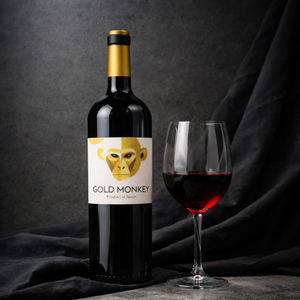 <b>Gold</b> <b>Monkey</b> Premium Bivarietal Red Blend Wine Tempranillo & Syrah 13% ABV Spanish Red Wine 750ml - Product Image 2