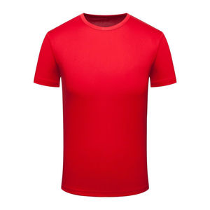 เสื้อยืดโพลีเอสเตอร์สำหรับผู้ชายชุดออกกำลังกายผ้าโพลีเอสเตอร์แบบแห้งเร็วออกแบบได้ตามต้องการ - Product Image 6