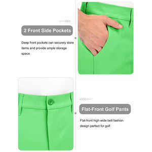 Pantalon de golf évacuant l'humidité pantalon de golf taille extérieur athlétique Jogger Style pantalon de golf homme décontracté survêtement nouvelle mode pantalon de golf étiré - Product Image 3