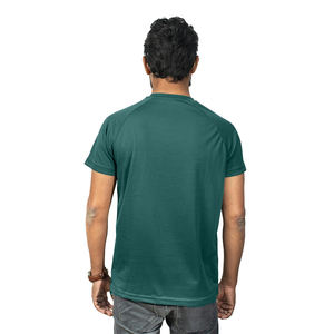 เสื้อยืดลำลองผู้ชายคุณภาพสูงสวมใส่สบายผลิตอย่างยั่งยืนจากผ้าทอขายส่ง - Product Image 4