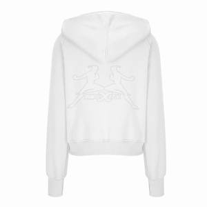 Sudadera con capucha de media cremallera ligera Puños elásticos para la comodidad diaria Sudadera con capucha de media cremallera informal con cierre de cremallera suave - Product Image 2