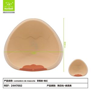 Gamelle pour animaux de compagnie en acier inoxydable et plastique, fabriquée par une entreprise professionnelle de gamelles et d'alimentateurs pour animaux. - Product Image 2