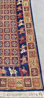 Luxurious 100% Wool Hand Knotted Tufted Cut Pile Loop Runner Rug 10mm Thickness Solid Color Eco-friendly Non-Slip Washable