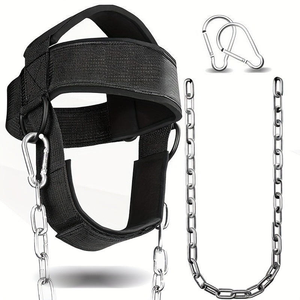 Harnais de musculation réglable, durable et respirant en nylon avec sangles de poignet pour l'entraînement de levage de poids - Product Image 6