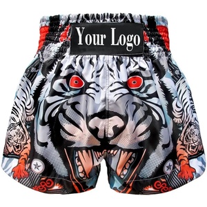 Pantalones Cortos de Boxeo Muay Thai para Hombre Adulto, Venta al Por Mayor 2025/2026, 100% Poliéster, Secado Rápido, Mockup Corporation - Product Image 3