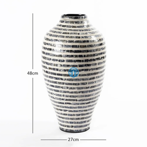 Florero de nácar Natural 100% para maceta/maceta para decoración de restaurante y Hotel, florero MOP hecho en Vietnam - Product Image 3