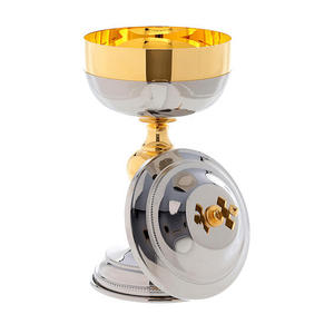 Ciboire royal traditionnel en laiton, créé pour le culte religieux et sacré, ciboire en laiton abordable, artisanat religieux de qualité supérieure - Product Image 6