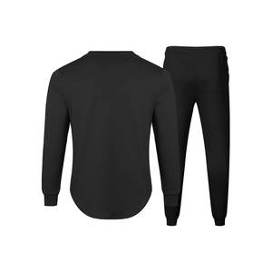 Private Label Track Jogging Sweat Suit Hombres Pantalones de chándal y conjunto con capucha - Product Image 4