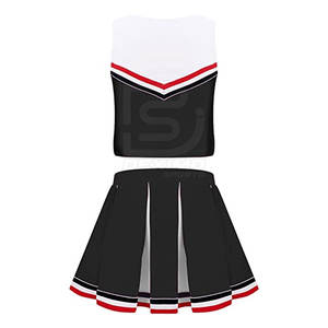 Dernière conception d'uniforme de pom-pom girl fabriqué en usine Design personnalisé uniforme de pom-pom girl à forte valeur ajoutée - Product Image 2