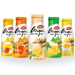 100% Jus de Gingembre et Miel Jojonavi Échantillon Gratuit 180ml Fabricant Fournisseur en Gros Marque Privée OEM ODM HALAL KOSHER ISO - Product Image 2
