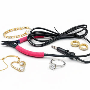 Alicates de Acero Inoxidable con Conexión a Tierra, Herramienta de Soldadura para Joyería Permanente con Cable de Tierra de 3 Pies, Uso Profesional en Taller, Herramientas Duraderas - Product Image 1