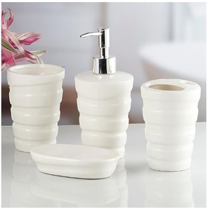 Ensembles de décoration de salle de bain en résine blanche de qualité supérieure les plus vendus décorations d'hôtel de restaurant à domicile très demandées - Product Image 5