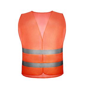 Gilet de sécurité réfléchissant en tissu pour la construction, vente en gros - Product Image 4