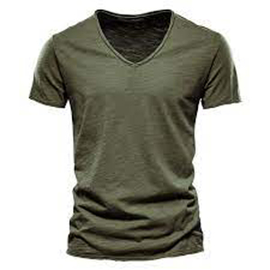 <b>Men's</b> T-Shirts V-neck Short Sleeve Slim Fit Anti-Wrinkle <b>Animal</b> Print Dobby Fabric Silk/Cotton High Quality Export Goods - Product Image 3