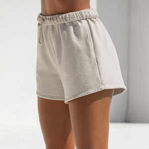 High Quality Women Sports <b>Jogging</b> Wear High Quality Cotton Terry Fleece Women Sweat <b>Shorts</b> Unisex Slim Fit - Product Image 4