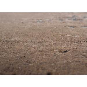 Tapis Urban Pause Kavi Gold en laine et soie de bambou noué à la main Akwb-316 9x12 rectangulaire à motifs abstraits unis pour la maison et le couloir 10mm - Product Image 3