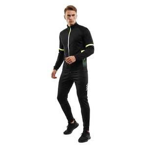 Ensemble de survêtement de sport pour hommes, polyester de qualité supérieure, séchage rapide et évacuation de l'humidité, tissu en maille intérieure, logo personnalisé, OEM/ODM disponible - Product Image 1