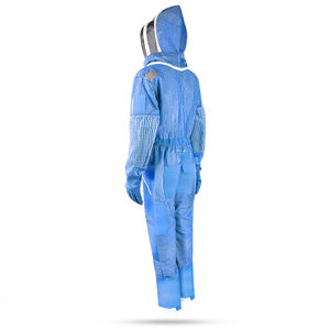 Traje de apicultor ventilado azul profesional de diseño personalizado, cubierta de trabajo profesional de etiqueta privada para apicultura, ropa personalizada - Product Image 3