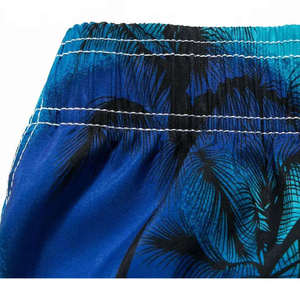 Shorts de sport à séchage rapide de style décontracté à taille élastique, motif uni, imprimé, pour la plage, le surf, vente en gros - Product Image 4