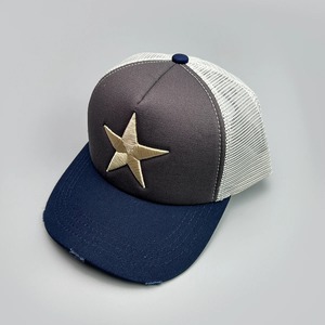 Gorras de béisbol con estrella de cinco puntas bordada con bloque de Color roto, nueva sombrilla Unisex, gorras de camionero de moda de techo duro versátiles para Calle - Product Image 2