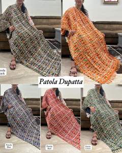 Chinon Crush de moda con Patola Print Dupatta Fabricante y proveedor de Surat a precio barato - Product Image 4