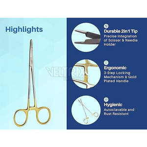 ที่จับเข็มทังสเตนคาร์ไบด์คุณภาพพรีเมียม สไตล์โดดเด่น ทำจากสแตนเลส ขายดี ขนาด 10 1/2 - Product Image 4