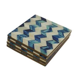 Posavasos con incrustaciones de hueso de Color personalizado para el hogar, cocina, taza de té, mejor diseño, alfombrillas y almohadillas, posavasos con incrustaciones de hueso de último diseño - Product Image 2