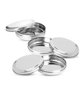 Venta al por mayor 10 cm contenedor de almacenamiento de acero inoxidable clásico estilo INS desmontable capacidad de carga de regalo 5kg Chocolate comida caramelo - Product Image 1