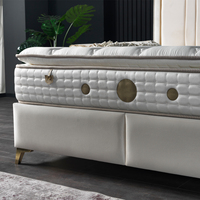 Cadre de lit Berfa de luxe double, queen ou king size, ensemble de chambre moderne, couleur personnalisable, mobilier pour appartement, salon, hôtels