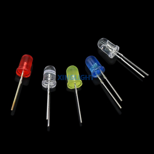 XINGLIGHT 3 מ\\\"מ 5 מ\\\"מ DIP <span class=keywords><strong>LED</strong></span> F3 F5 סופר בהיר Ra80 פיראנה 4 פינים חרוזי תאורת ראש סופר זורם שקוף אדום ירוק כחול לבן שנתיים אחריות - Product Image 4
