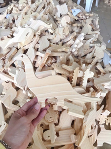 Juguete de Madera de Animal, Ballena de Madera de Pino para Arrastrar con Cordón de Algodón para Guardería, Aromas y Regalos, Hecho con Cuidado en Vietnam - Product Image 2