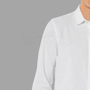 เสื้อเชิ้ตลำลองผ้าฝ้าย/โพลีเอสเตอร์ทนทานรุ่นใหม่ล่าสุดสำหรับฤดูใบไม้ผลิ เนื้อผ้าแคนวาสระบายอากาศได้ดี คุณภาพสูง ดีไซน์ปรับแต่งได้ - Product Image 6