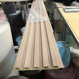 Melinco 3D Fluted WPC <strong>Wall</strong> Panel | Wood Grain Great <strong>Wall</strong> Design for Interior Fluted Panels WPC Sheet PVC Stone <strong>Wall</strong> Panels - Product Image 4