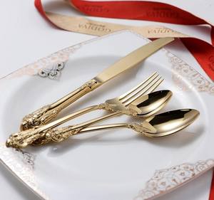 Ensemble de couverts de salle à manger élégants 4 pièces de haute qualité avec boîte pour cadeaux de mariage pour la vente à l'exportation à l'exportation - Product Image 2