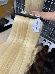 Extensions de cheveux en vrac Produit de vente chaude 2025 Couleur blonde 100% Cheveux vietnamiens Super Double Drawn très lisse et soyeux - Product Image 2