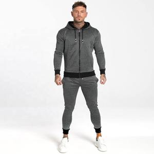Vêtements de sport de qualité supérieure Gym Fitness Tech Polaire Training Survêtements Hommes Deux Pièces Ensemble Survêtement Jogging Costume pour Hommes - Product Image 5