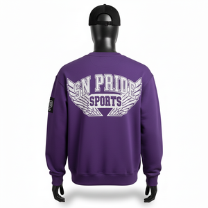 High Quality Custom Made Men's Sweatshirt Fleece 100% Cotton Quick Dry Heavyweight Custom Logo & Color OEM Service - Product Image 3