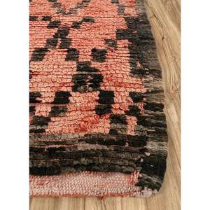 Alfombra Grande de Lana Anudada a Mano con Diseño Geométrico Rojo y Naranja 9x12 para Entrada del Hogar -Pae-4533 - Product Image 4