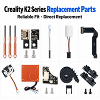 Pièces compatibles pour imprimante 3D Creality K2 PLUS PRO : Ensemble Hotend, Buse, Engrenage d'extrusion, Plaque de construction, Chauffage, Thermistance, Accessoires