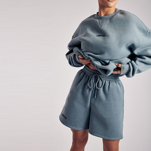 Sudadera con capucha y conjunto corto para mujer, jersey de gran tamaño, chándal de Hip Hop, conjunto de chándales de otoño con estampado de hojaldre para mujer de Pakistán - Product Image 5