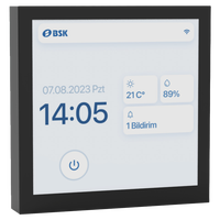 Système de récupération de chaleur (HRV) BSK Ventilation NOTUS Slim, industriel, résidentiel, commercial, AC 230V, débit d'air 400m³/h, R-410A