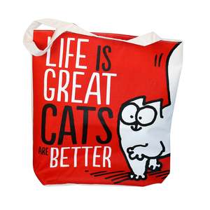 Simon's Cat <b>Shopper</b> Cotton Bag - Product Image 1