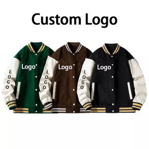 Logo personnalisé OEM Vestes Varsity Letterman Broderie Épaule Baseball Collège Blouson universitaire uni - Product Image 5